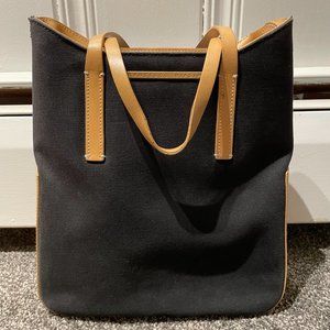 Vintage Francesco Biasia Black Tan Handbag